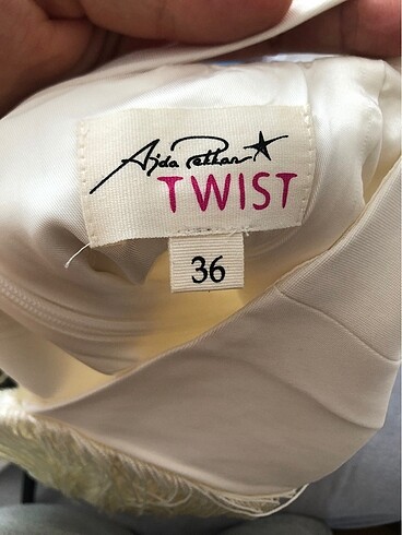 36 Beden Twist elbise