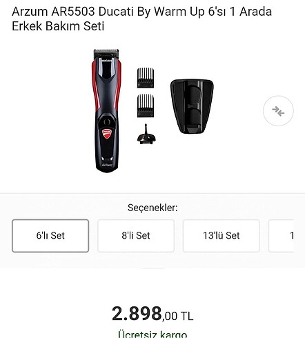  Beden Renk Traş makinesi