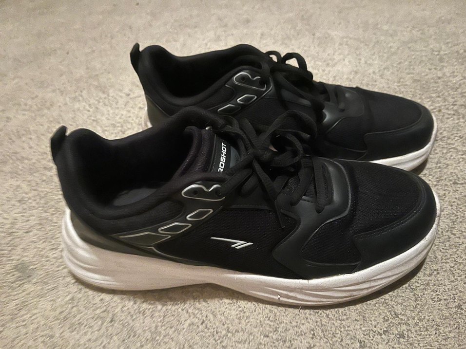 Siyah Bağcıklı Kadın Spor Ayakkabı - Görsel 4