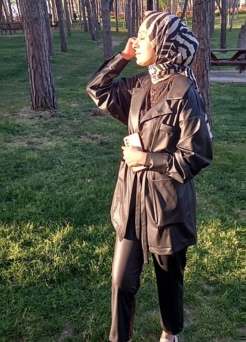 38 Beden siyah Renk İkili takım