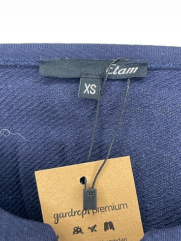 xs Beden lacivert Renk Etam Sweatshirt %70 İndirimli.