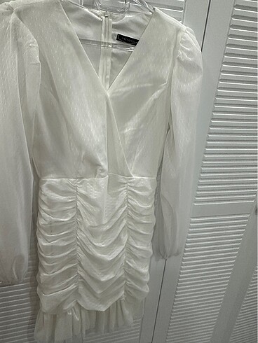 Beyaz elbise - Görsel 7