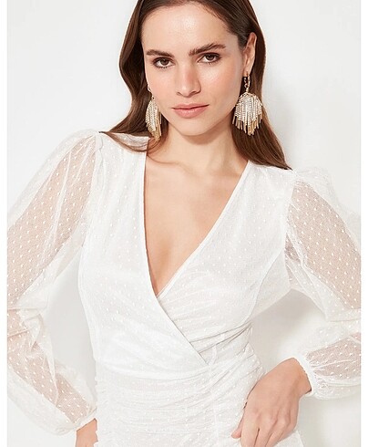 Beyaz elbise - Görsel 5