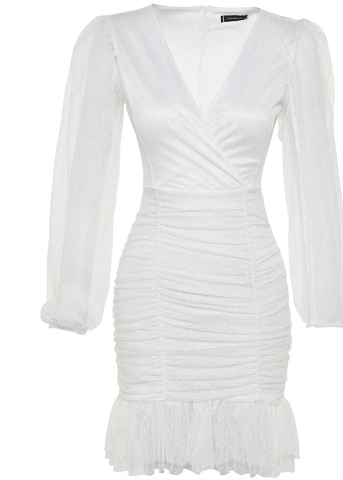 Beyaz elbise - Görsel 2