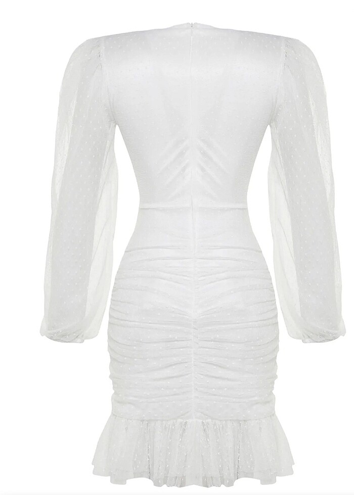 Beyaz elbise - Görsel 3