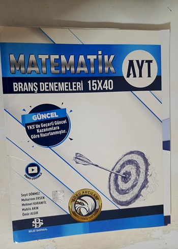 AYT Matematik Branş Denemeleri 15x40 Güncel