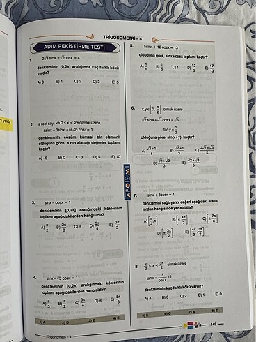 Beden APOTEMİ TRİGONOMETRİ FASİKÜLÜ