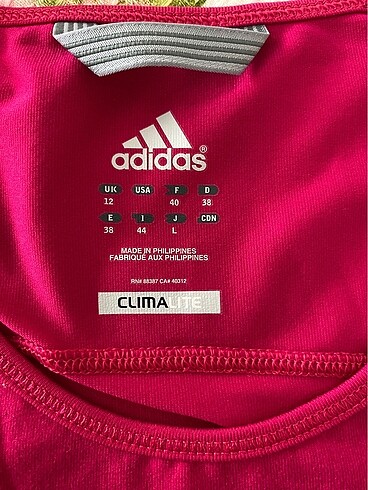 m Beden Adidas spor tshirt kadın 38