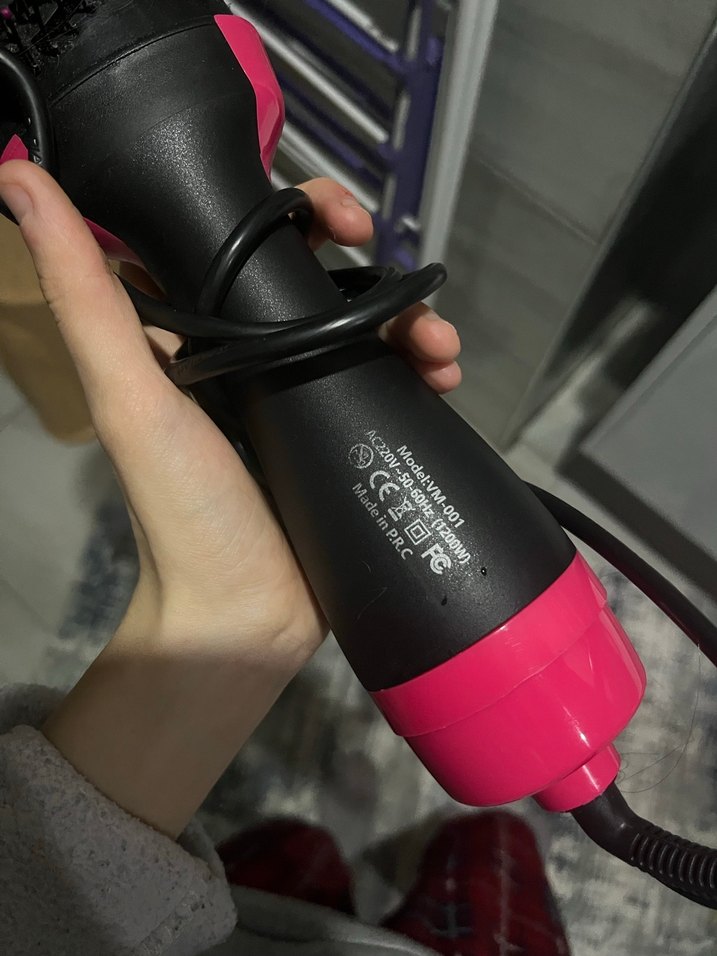 Pembe Saç Şekillendirici Fırça - Görsel 2