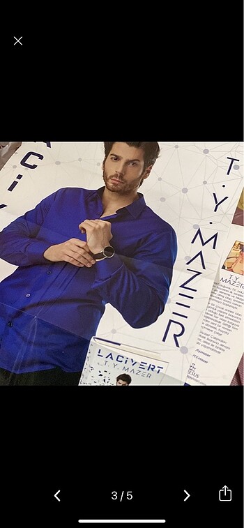 Beden Lacivert - T. Y. Mazer