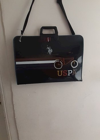 Erkek Siyah Baskılı Fermuarlı Evrak Çantası