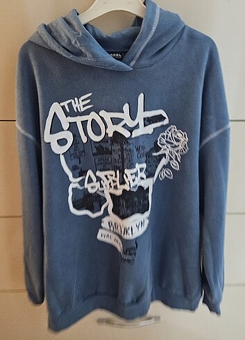l Beden mavi Renk Sweatshirt