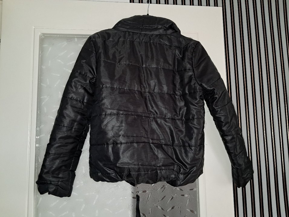 Kadın Siyah Şişme Mont - Görsel 4