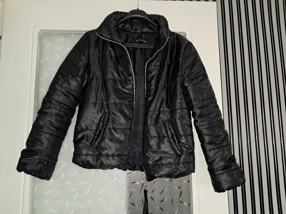 Kadın Siyah Şişme Mont - Görsel 3