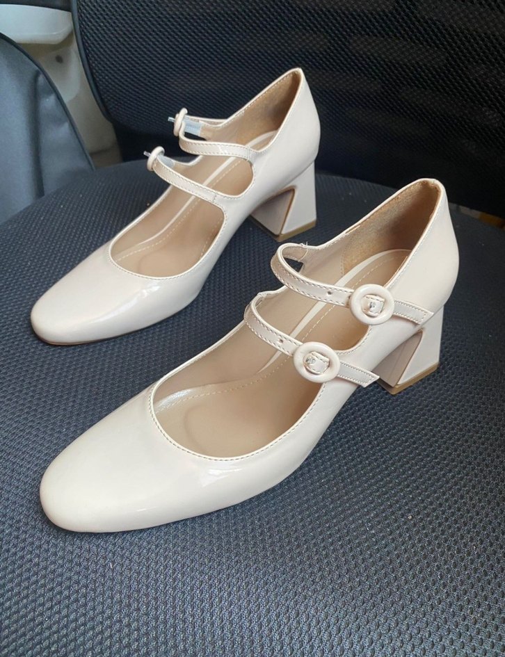 Bej Tokalı Nişan Düğün Ayakkabısı - Görsel 3