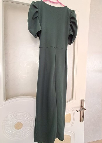 Zümrüt Yeşili Abiye Elbise - Görsel 5