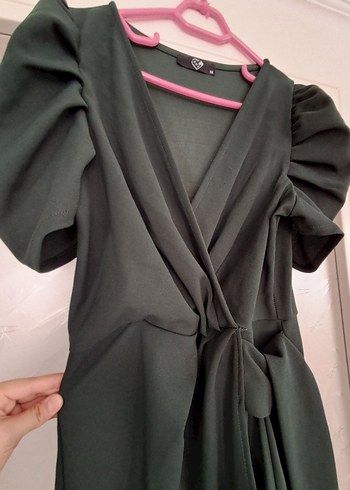 Zümrüt Yeşili Abiye Elbise - Görsel 6