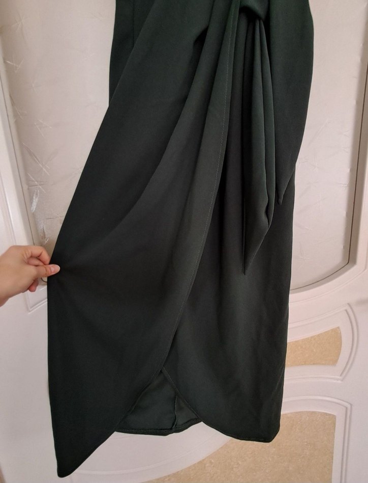 Zümrüt Yeşili Abiye Elbise - Görsel 3