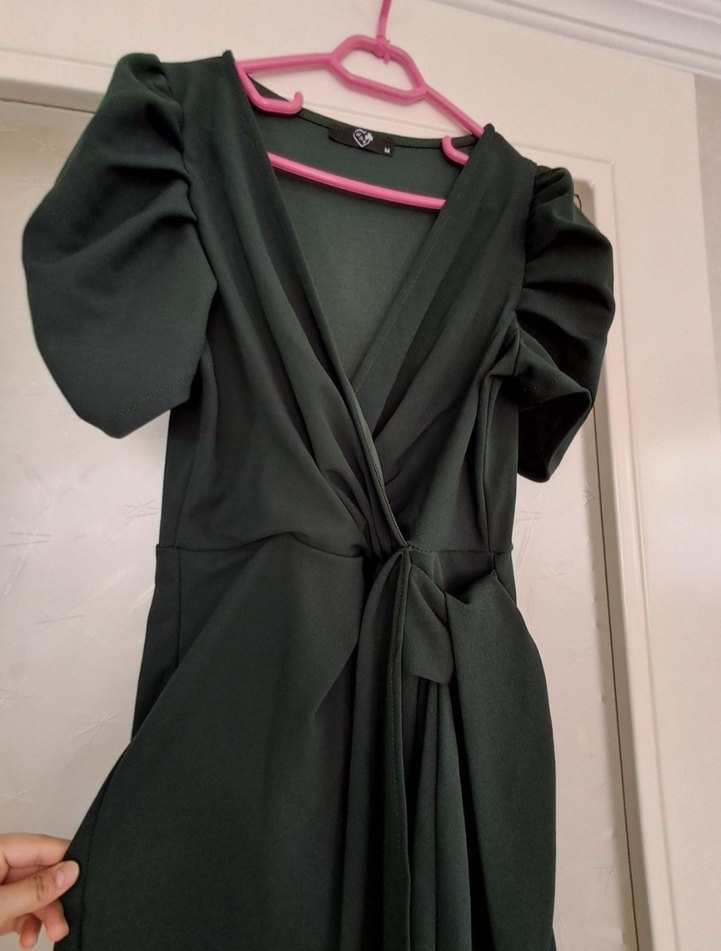 Zümrüt Yeşili Abiye Elbise - Görsel 2