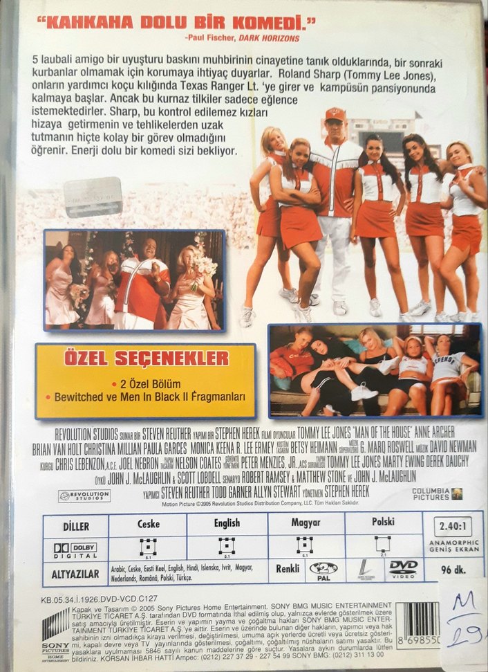 MAN OF THE HOUSE(Bizim evin erkeği) dvd film - Görsel 2