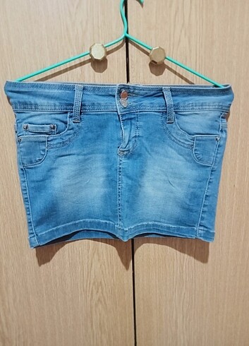 s Beden mavi Renk 36 beden kot etek
