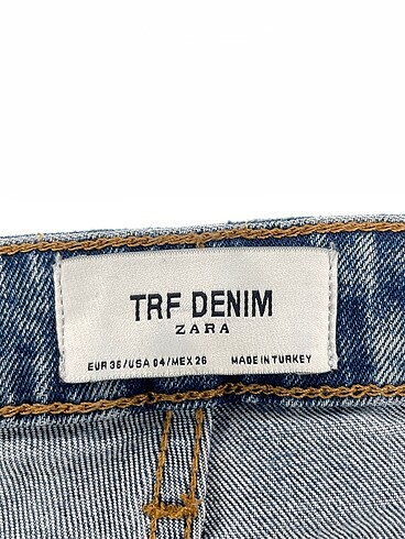 36 Beden mavi Renk Zara Jean / Kot %70 İndirimli.