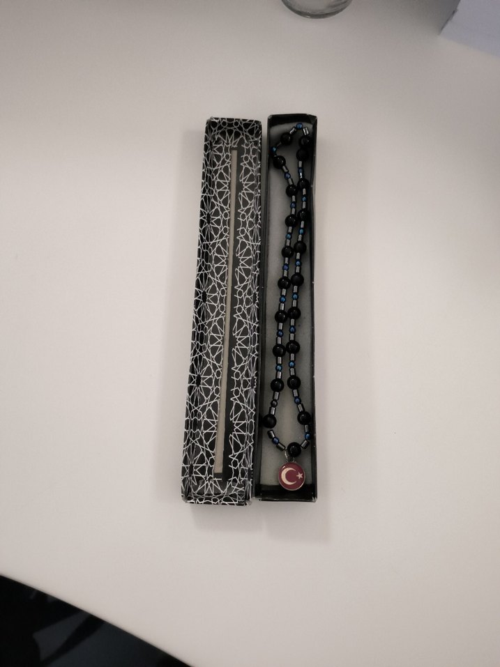 Siyah Gotik Erkek kolye - Görsel 2