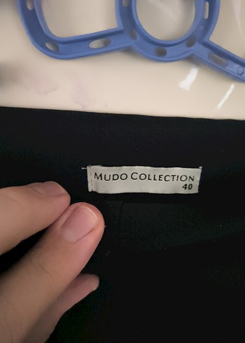 Düğmeli Siyah Kadın Denim Pantolon - Görsel 5