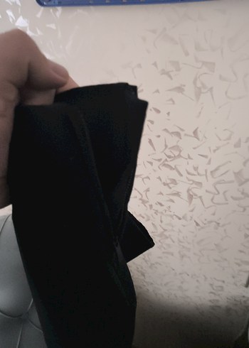 Düğmeli Siyah Kadın Denim Pantolon - Görsel 3