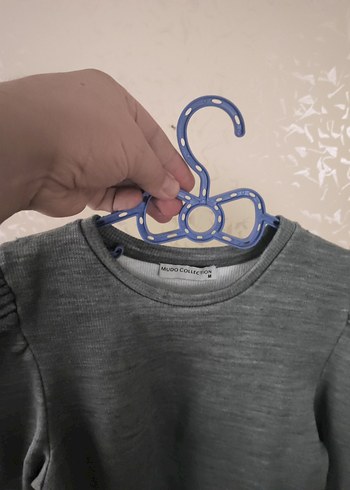 Gri Kadın Triko Uzun Kollu Kazak - Görsel 8