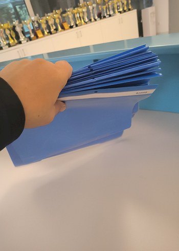 Mavi Plastik Dosya Seti - Görsel 8