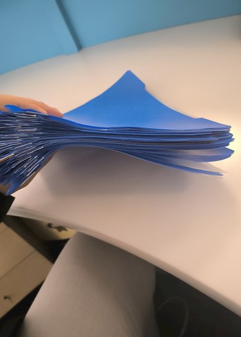 Mavi Plastik Dosya Seti - Görsel 5