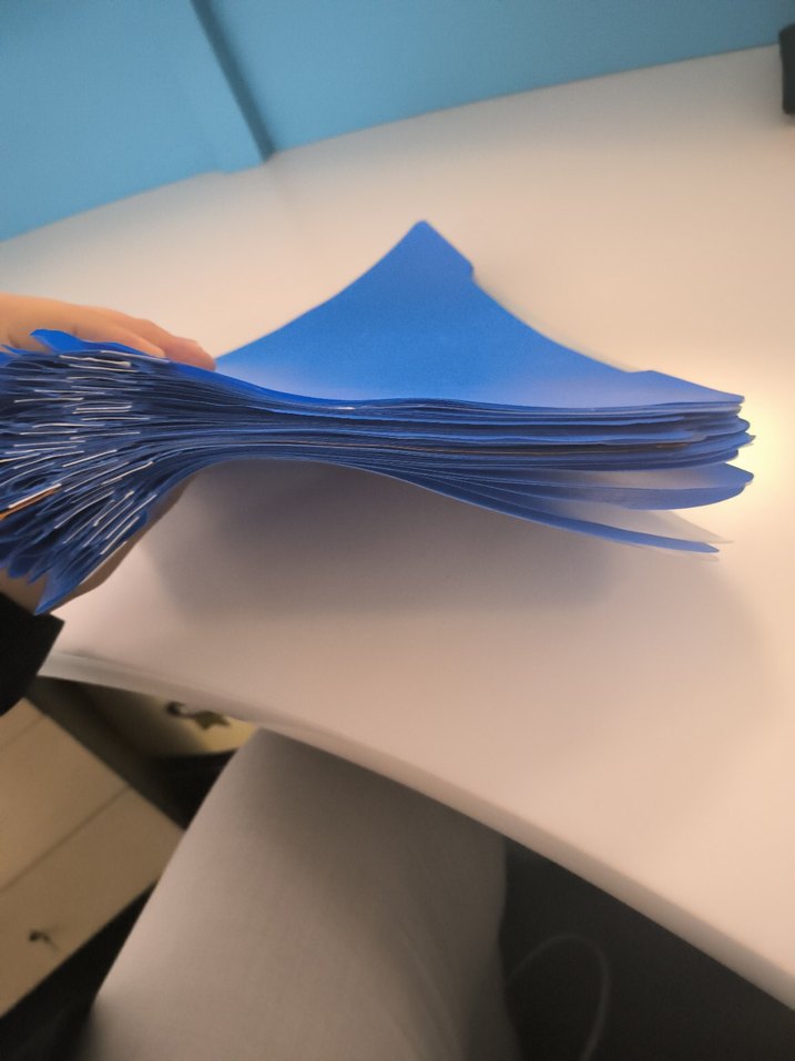 Mavi Plastik Dosya Seti - Görsel 5