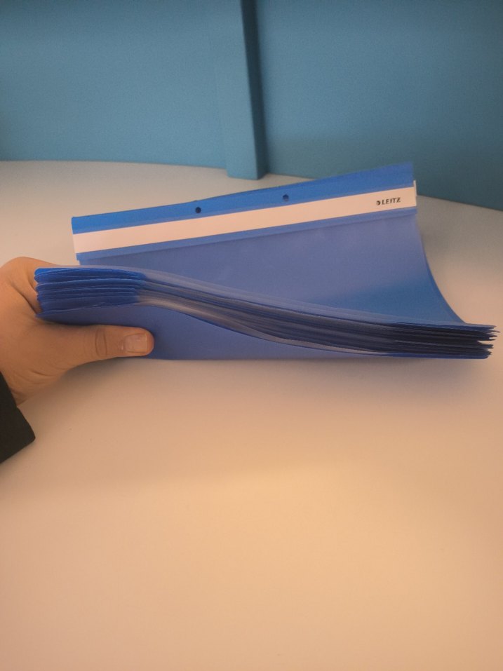 Mavi Plastik Dosya Seti - Görsel 3