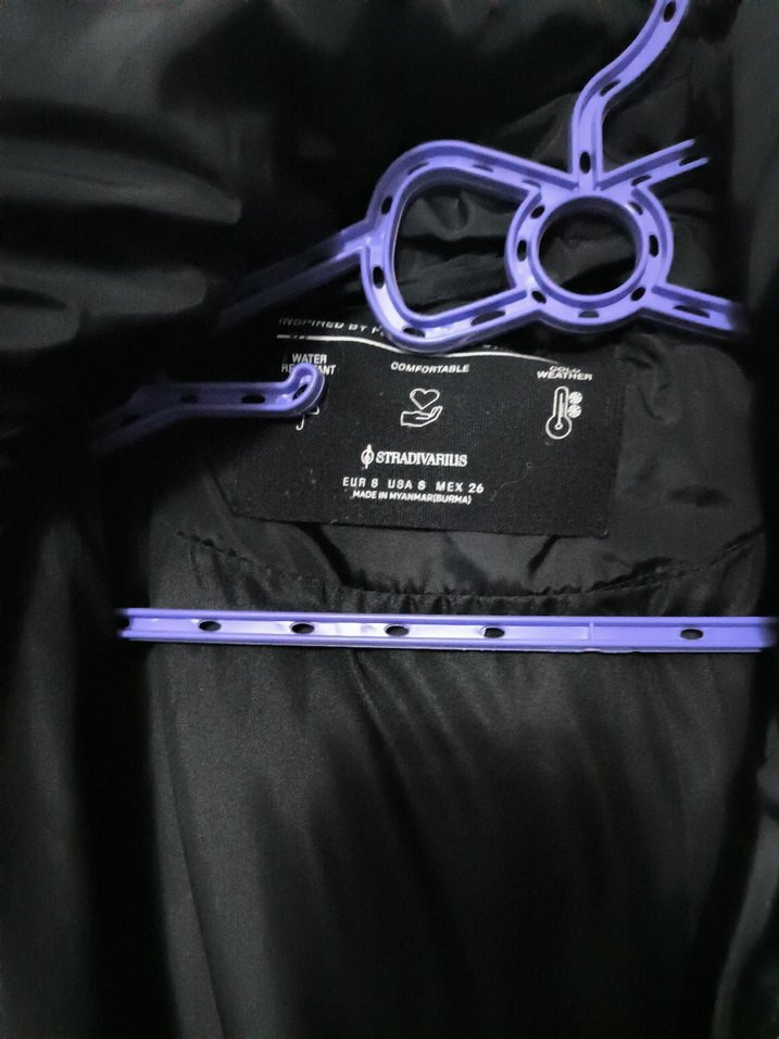 Siyah Kapüşonlu Kadın Kış Montu - Görsel 5