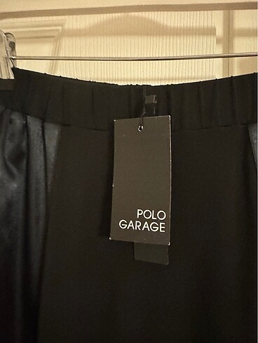 Polo Garage Uzun Siyah Etek  Etiketli - Görsel 4