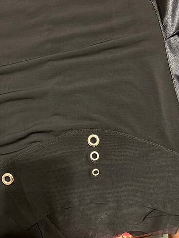 Polo Garage Uzun Siyah Etek  Etiketli - Görsel 3