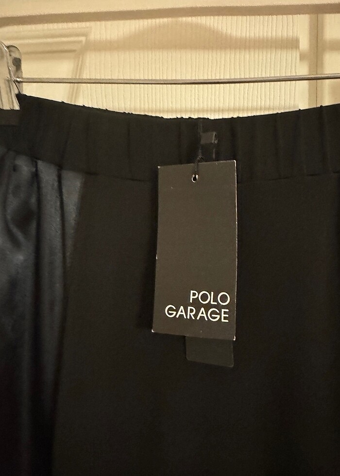 Polo Garage Uzun Siyah Etek  Etiketli - Görsel 4