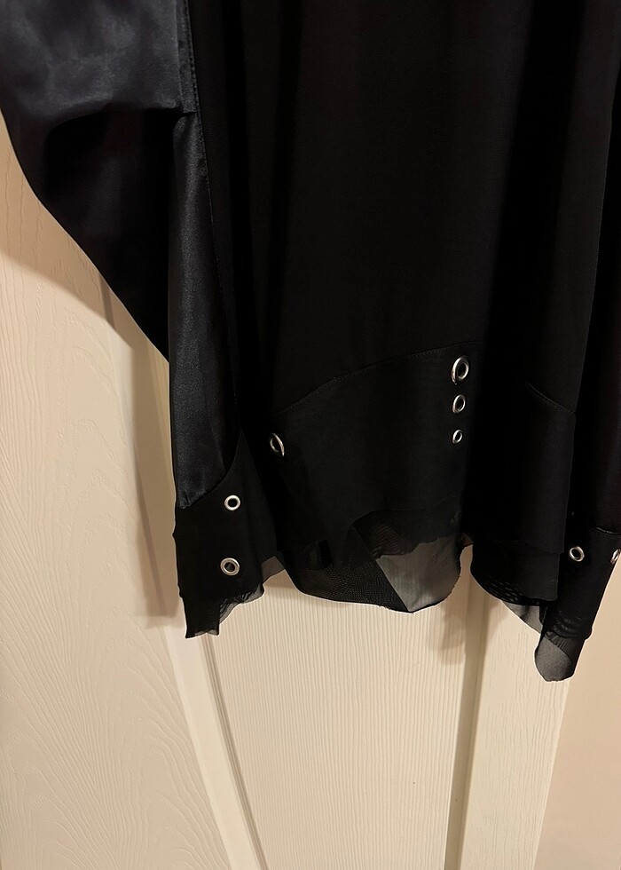 Polo Garage Uzun Siyah Etek  Etiketli - Görsel 5