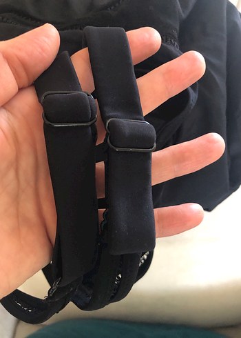 Fırfırlı Siyah Penti Mayo - Görsel 4