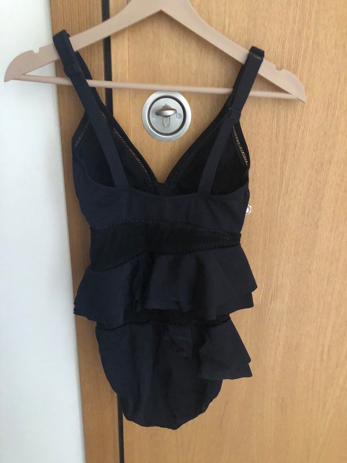 Fırfırlı Siyah Penti Mayo - Görsel 3