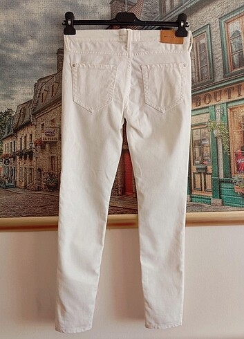 Mango MANGO İMCE DENİM PANTOLON