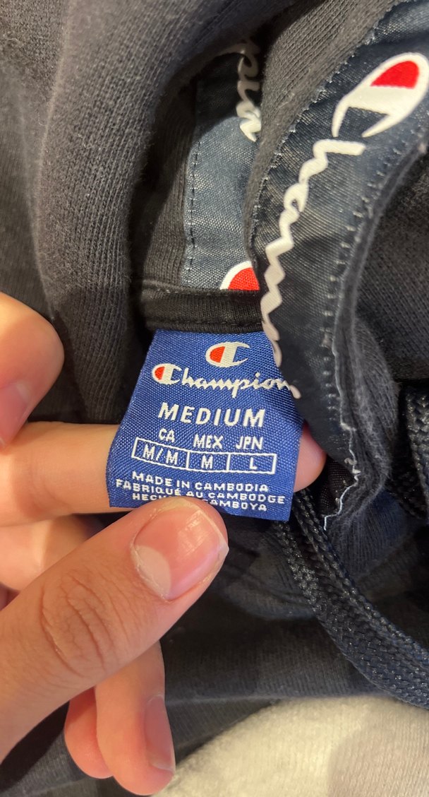 Champion Siyah Kapüşonlu Sweatshirt - Görsel 2