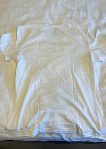 Beyaz V Yaka Erkek Polo Tişört - Görsel 4