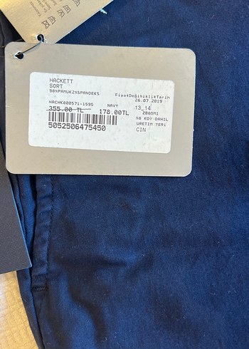 Çocuk Lacivert Denim Şort - Görsel 7