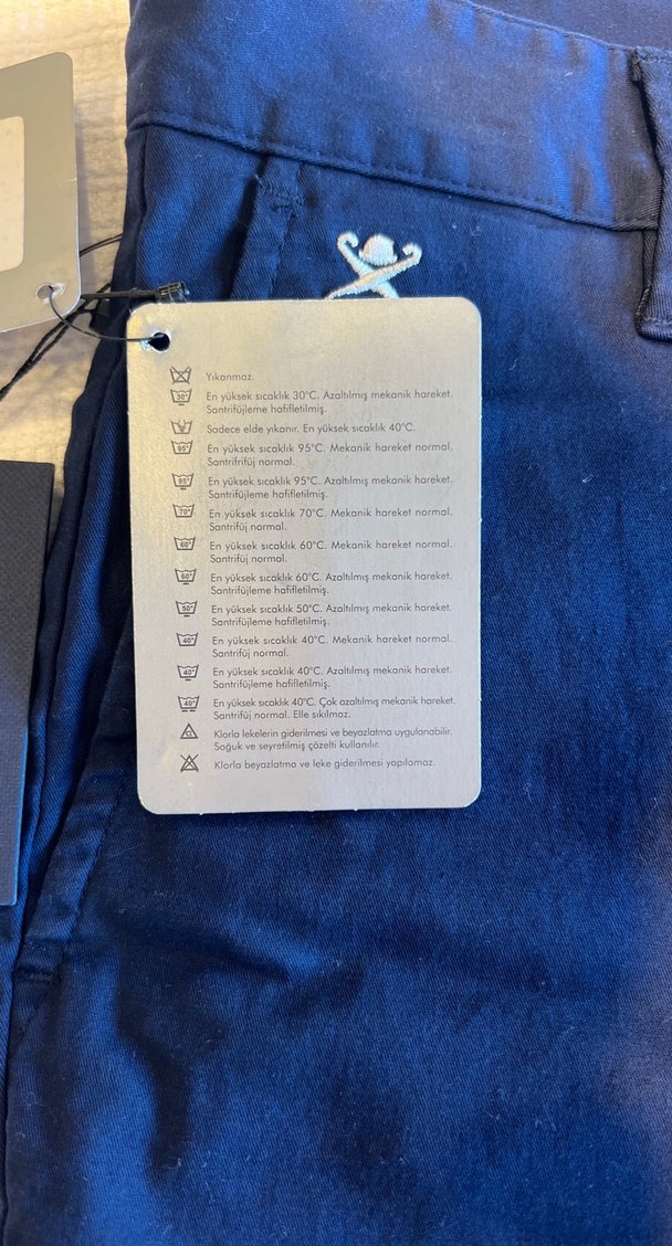 Çocuk Lacivert Denim Şort - Görsel 5