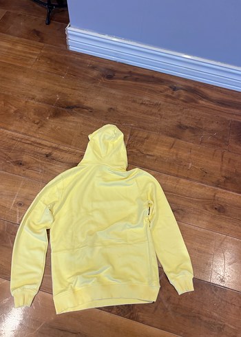 Sarı Kapüşonlu Sweatshirt - Görsel 2