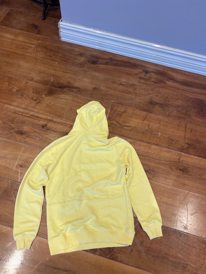 Sarı Kapüşonlu Sweatshirt - Görsel 2