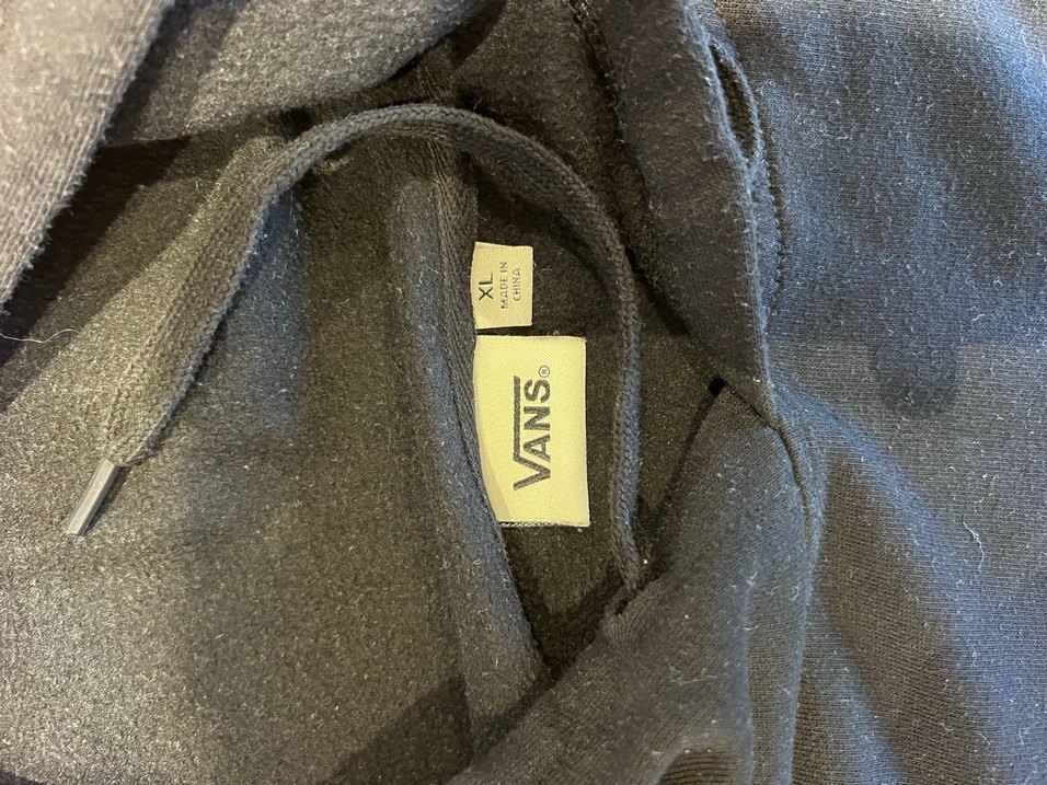 Vans Erkek Siyah Kapüşonlu Sweatshirt - Görsel 3