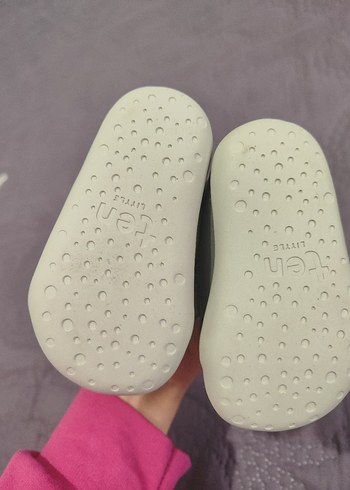 LC Waikiki Gri Erkek Bebek İlk Adım Ayakkabısı Velcro